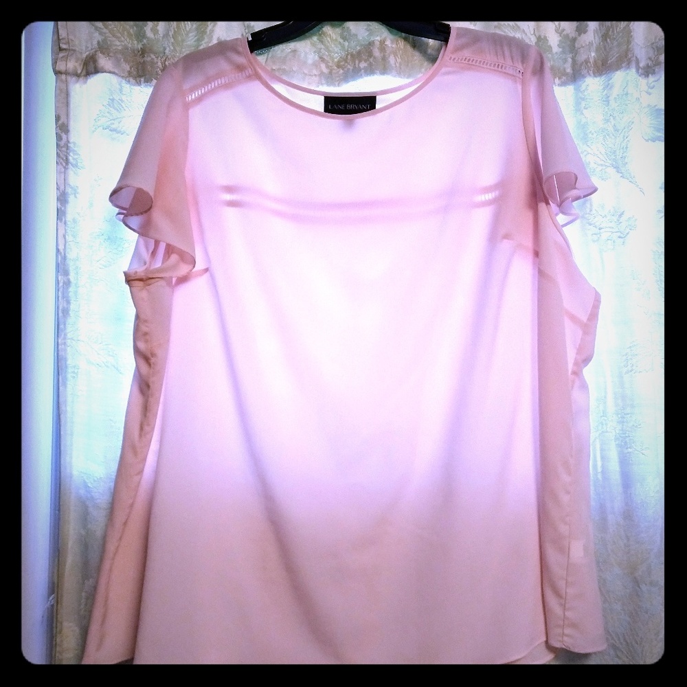 Sheer pink top